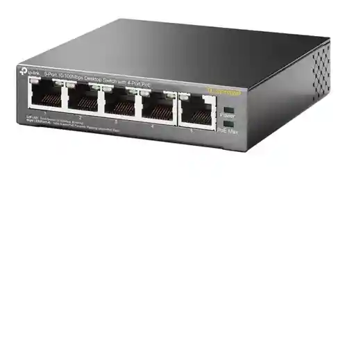 Tp-link Switch Escritorio Poe 5 Puertos 10/100, Tl-sf1005p