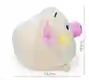 Alcancía De Peluche Cerdo Con Luz Y Sonido Tierna, Adorable Esponjosa
