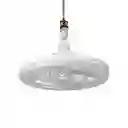Ventilador Bombillo Luz Led De Techo Con Control
