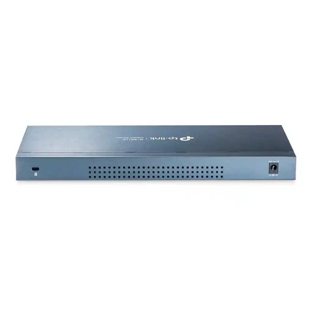 Switch 16 Puertos Gigabit Rj45, Caja De Acero, Plug And Play