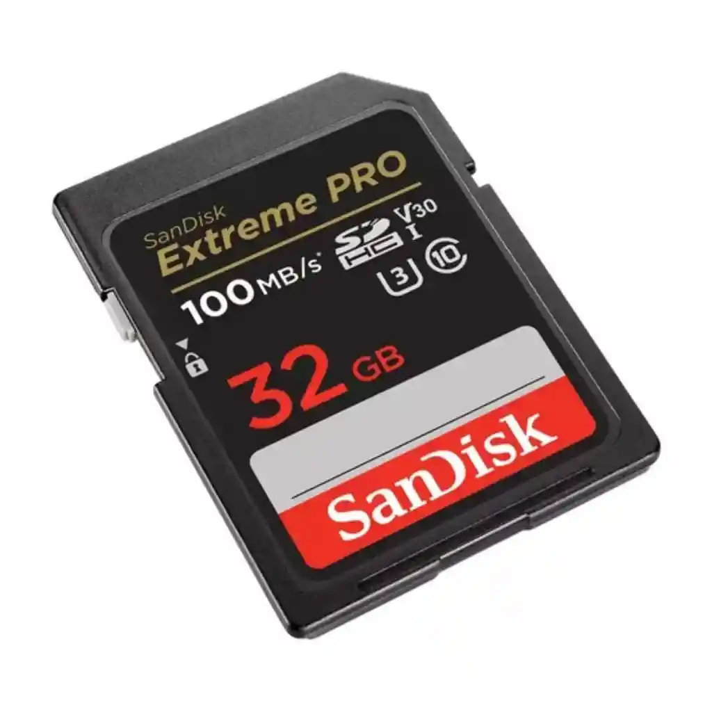 Sandisk  Secure Digital Extreme Pro 32gb Sdhc Uhs-i Card 100 Mb/s C10,u3,v30