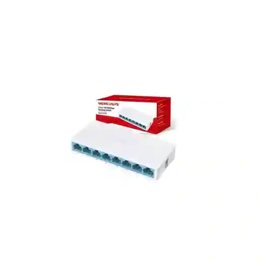 Switch Mercusys De Escritorio No Adminstrable De 8 Puertos 10 / 100mbps