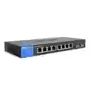 Switch Linksys Lgs310c 8ge 2sfp 20gbps 256 Vlan 256mb