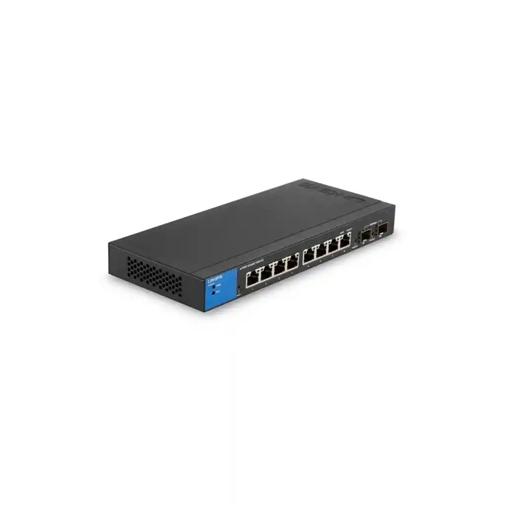 Switch Linksys Lgs310c 8ge 2sfp 20gbps 256 Vlan 256mb