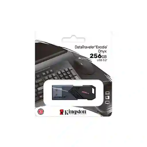 Usb Kingston 256gb 3.2 Gen 1 Datatraveler Onyx