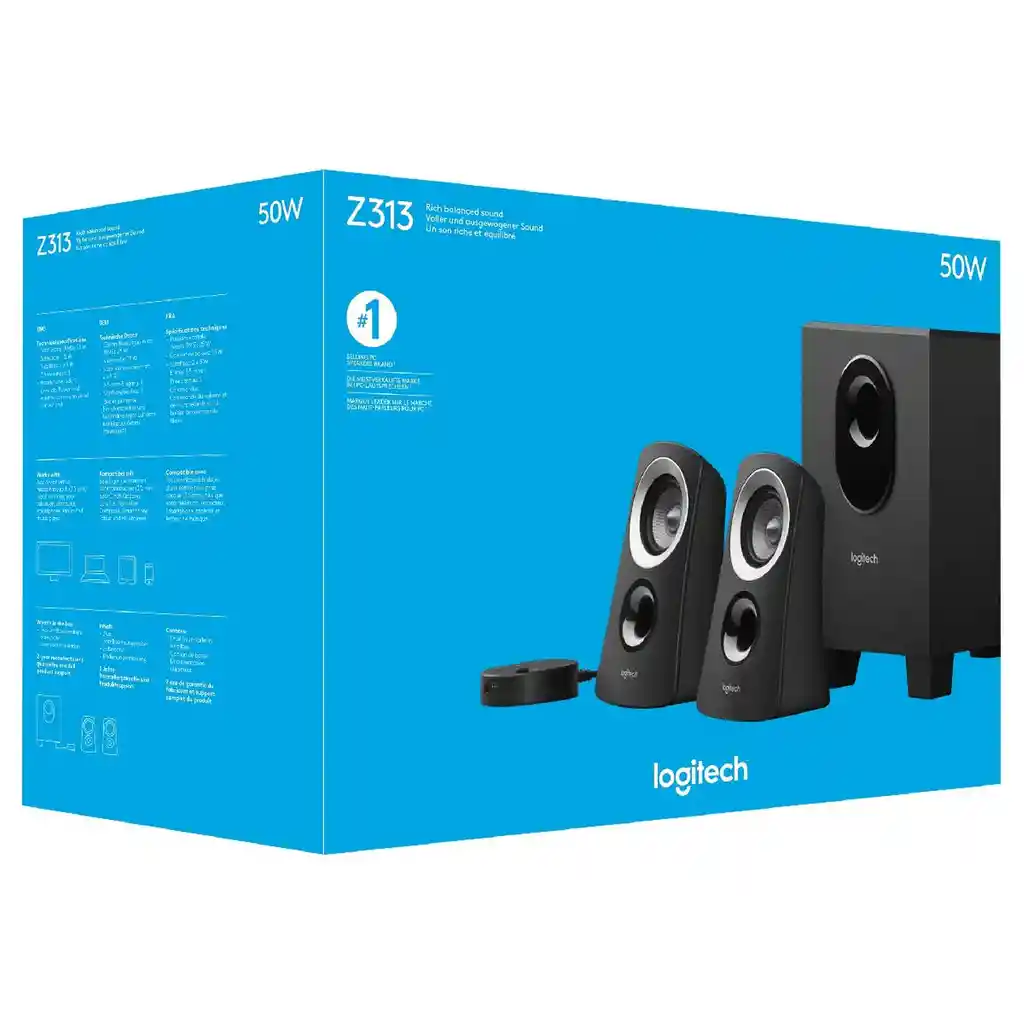 Parlante Z313 2.1 Logitech Potencia 25w
