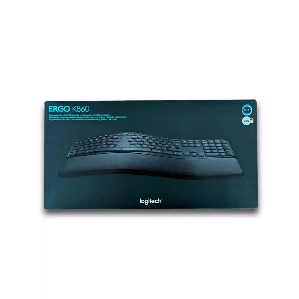Teclado Bluetooth Logitech Ergo Series Ergo K860 Qwerty Español Color Negro