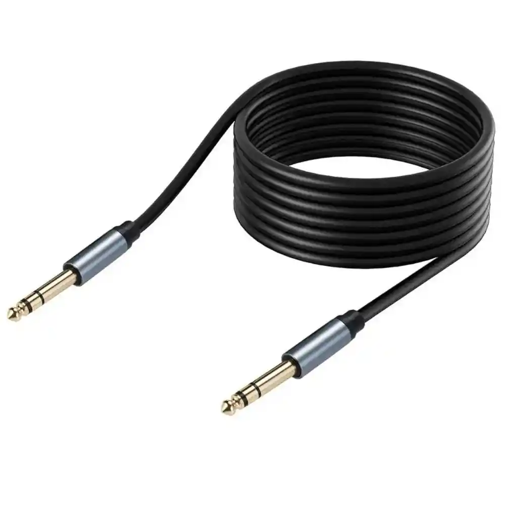 Cable De Conexion Para Microfono 6.5mm 1/4" 3 Metros