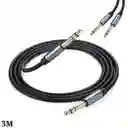 Cable De Conexion Para Microfono 6.5mm 1/4" 3 Metros
