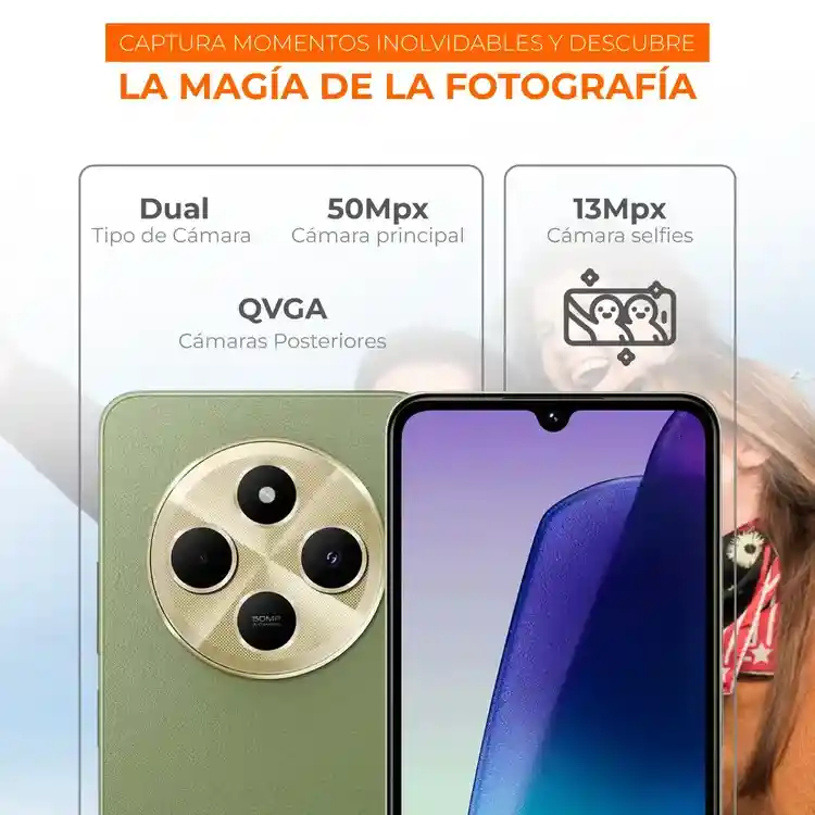 Celular Redmi 14c 256gb 4gb Verde