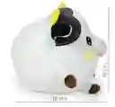 Alcancía De Peluche Vaca Con Luz Y Sonido Tierna, Adorable Esponjosa