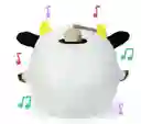 Alcancía De Peluche Vaca Con Luz Y Sonido Tierna, Adorable Esponjosa
