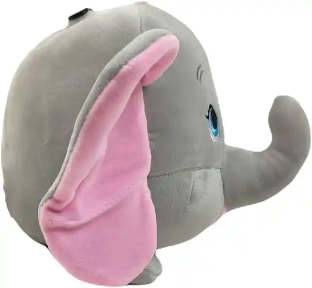 Alcancía De Peluche Dumbo Con Luz Y Sonido Tierna, Adorable Esponjosa