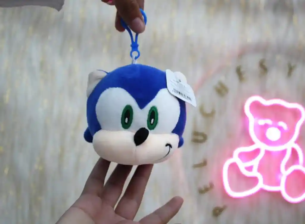 Peluche Llavero Squishie Antiestrés Sonic Personajes Infantiles