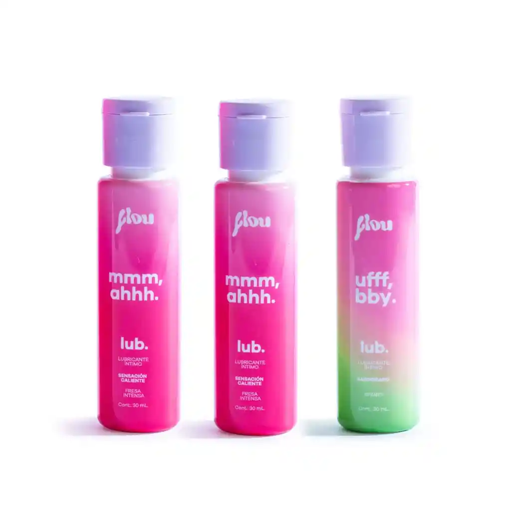 Combo Lubricante Intimo Caliente Fresa Intensa X2 + Lubricante Intimo Caliente Sparky