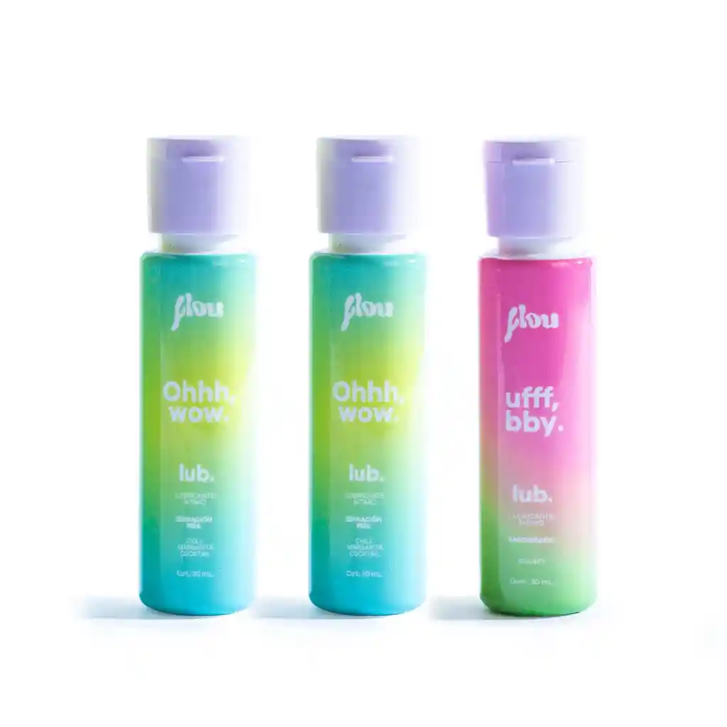 Combo Lubricante Intimo Frio Chill Margarita Cocktail X2 + Lubricante Intimo Caliente Sparky