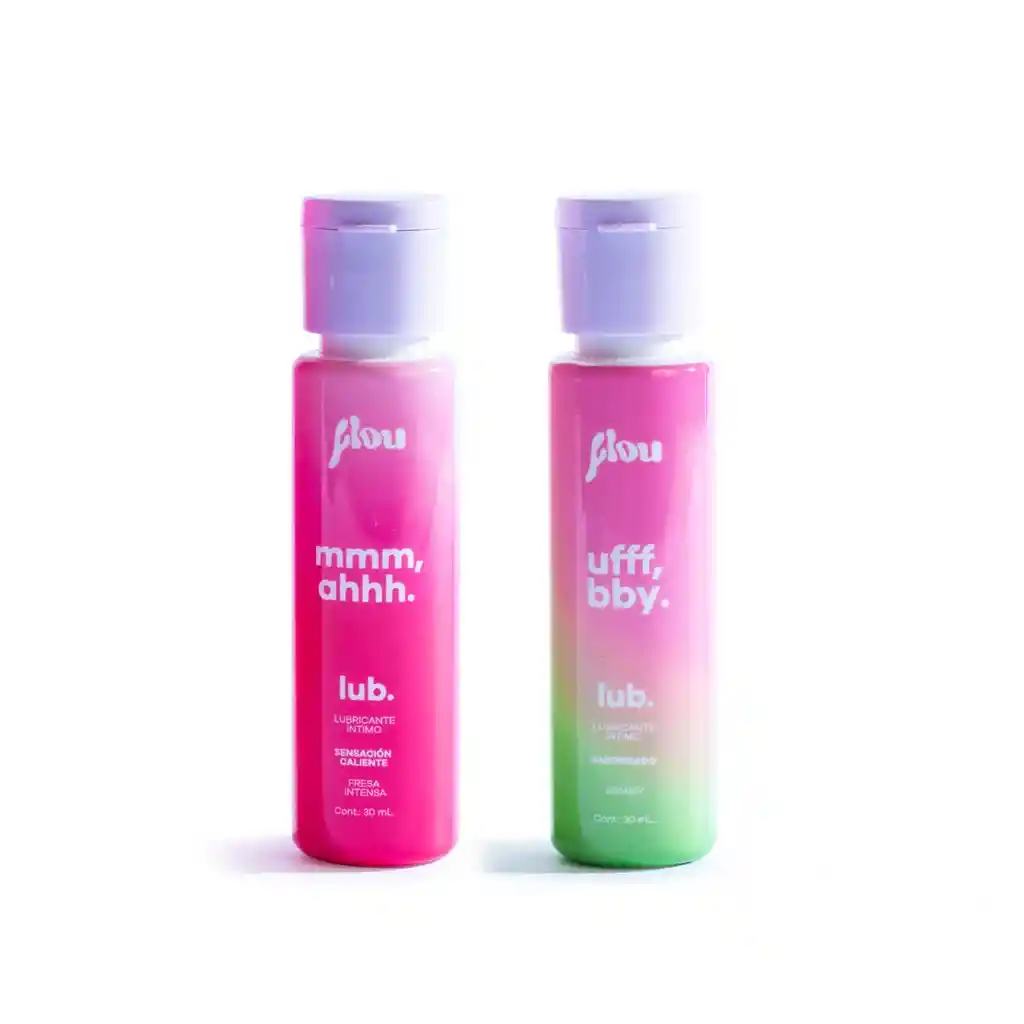 Combo Lubricante Intimo Caliente Sparky + Lubricante Intimo Caliente Fresa Intensa
