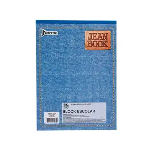 Block Carta Norma Blanco Jean Book X70hj