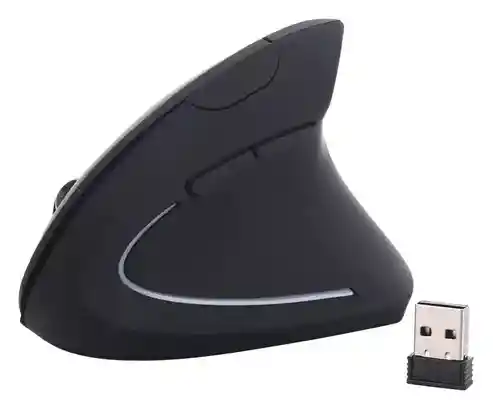 Mouse Para Computador Ergonómico Inalámbrico Pilas Wm336
