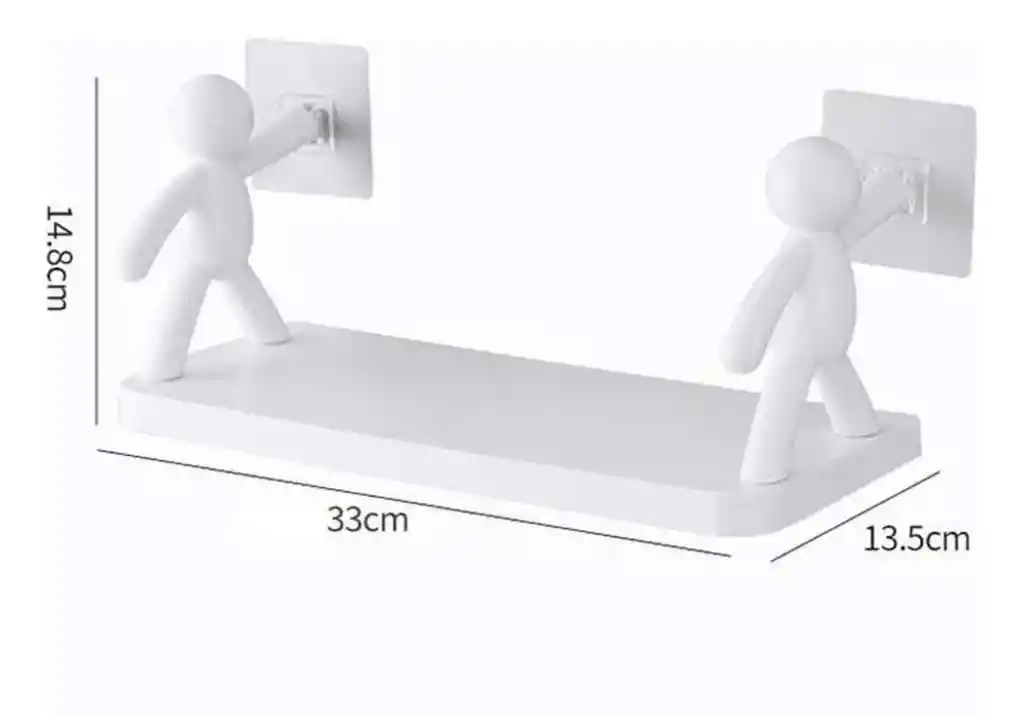 Estante Repisa Flotante Organizador De Baño Y Tocador Blanco Diseño