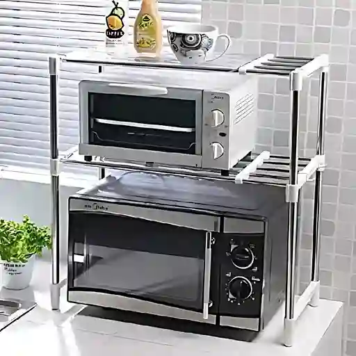 Organizador Estante Metalico Para Microondas