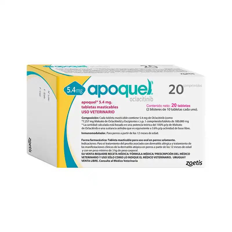 Apoquel 5,4mg X20 Tab