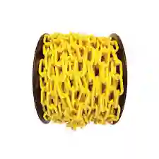 Cadena Plastica Amarilla X Metro