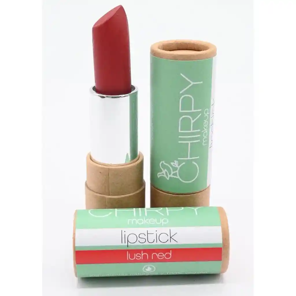 Labial Hidratante Vegano Chirpy Lush Red