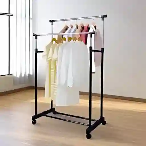 Organizador De Ropa Doble Metálico