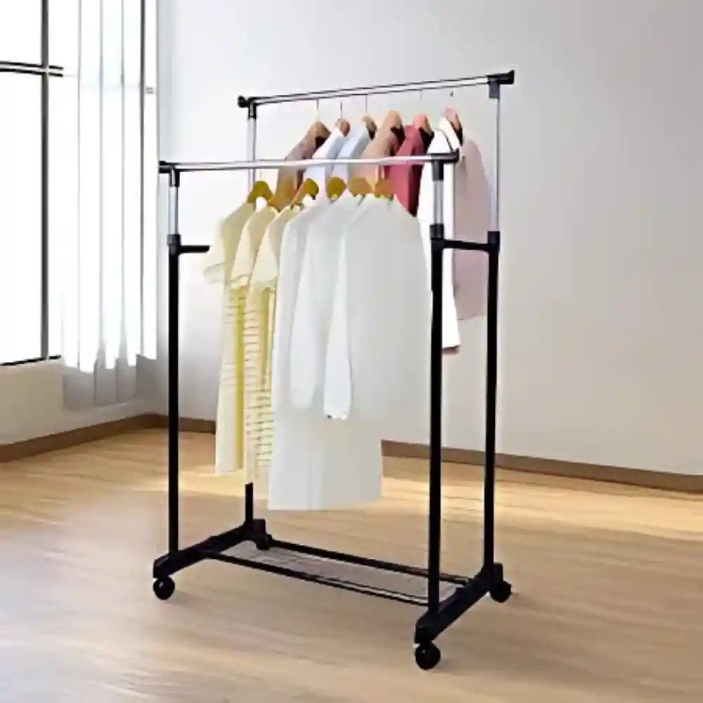 Organizador De Ropa Doble Metálico