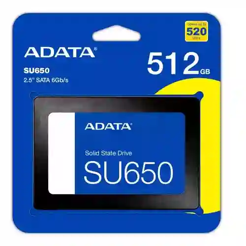 Disco De Estado Solido Adata Ssd Ultimate Su650 512 Gb Sata