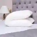 Set X2 Almohadas King Siliconadas 135x50cm Hogareto