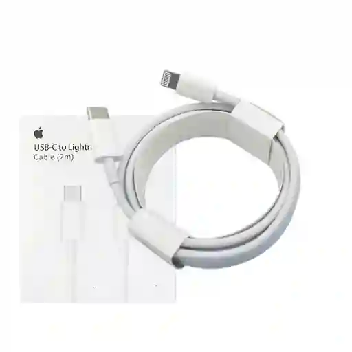 Cable Iphone Tipo C - Lightning. 2 Metros/ Carga Rapida