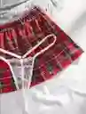 Lencería Conjunto Disfraz Colegiala