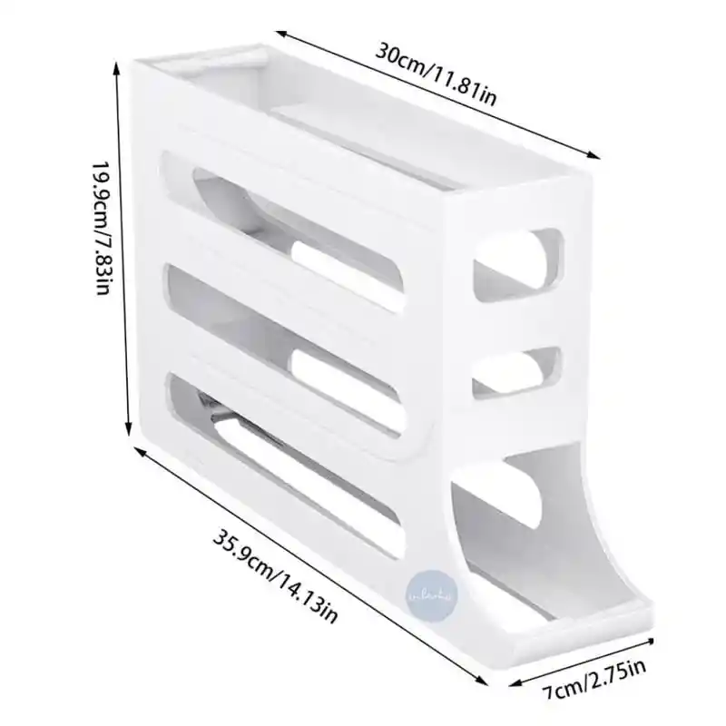 Dispensador De Huevos Organizador Estante Para Nevera