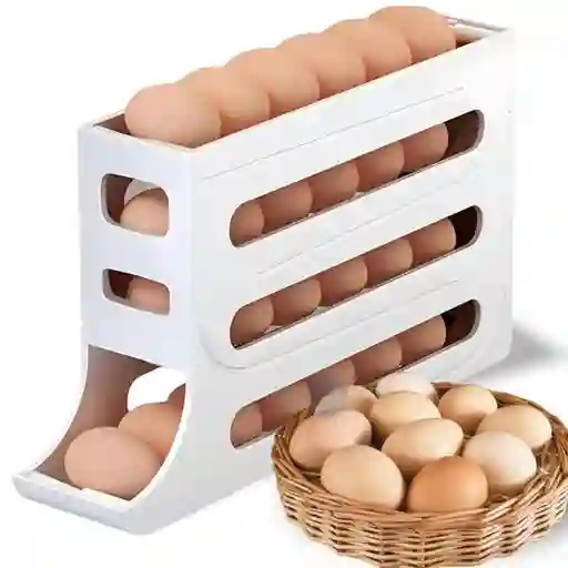 Dispensador De Huevos Organizador Estante Para Nevera