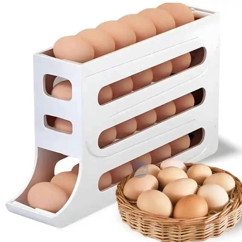Dispensador De Huevos Organizador Estante Para Nevera