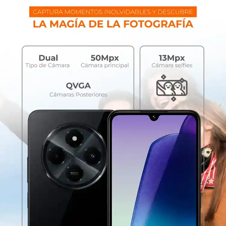 Celular Redmi 14c 256gb 8gb Negro