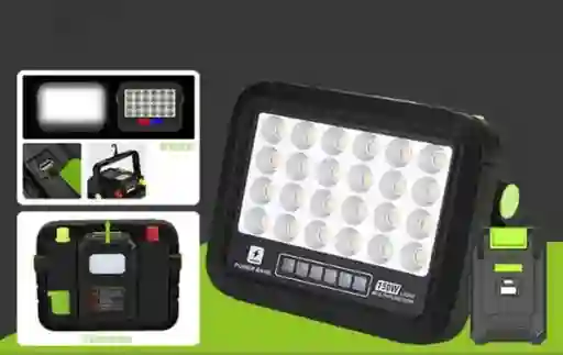 Super Reflector Lampara Solar De Emergencia 150w 5v