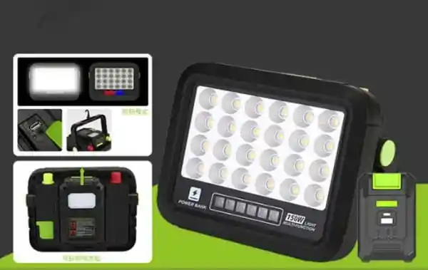 Super Reflector Lampara Solar De Emergencia 150w 5v