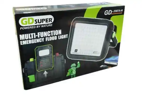 Super Reflector Lampara Solar De Emergencia 150w 5v