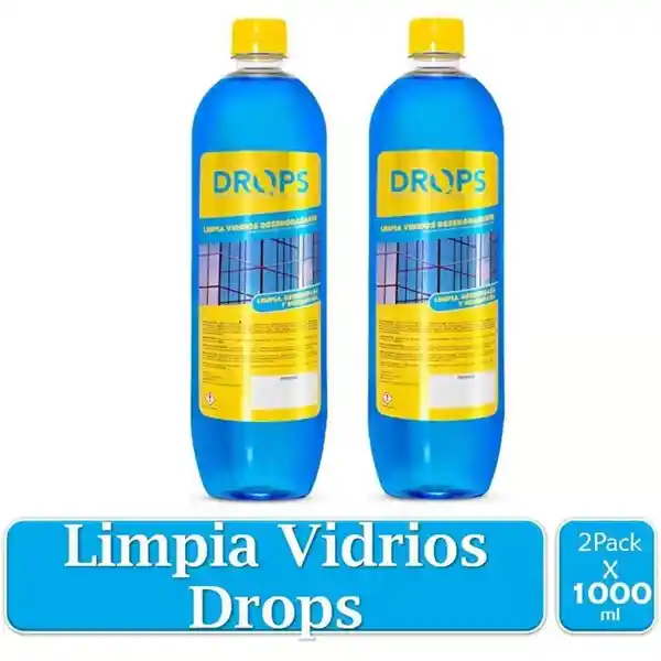 Limpiavidrios X 2 Und 1000 Ml Drops