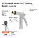 Pistola Metalica Para Riego De 2 Funciones Truper