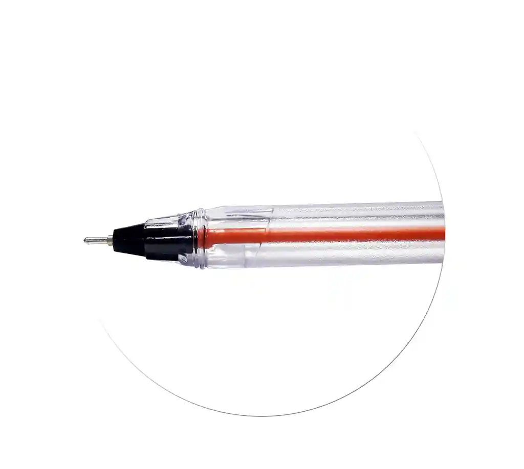 Lapicero Negro Offi-esco Semi Gel Punta Fina 076 Con Tapa