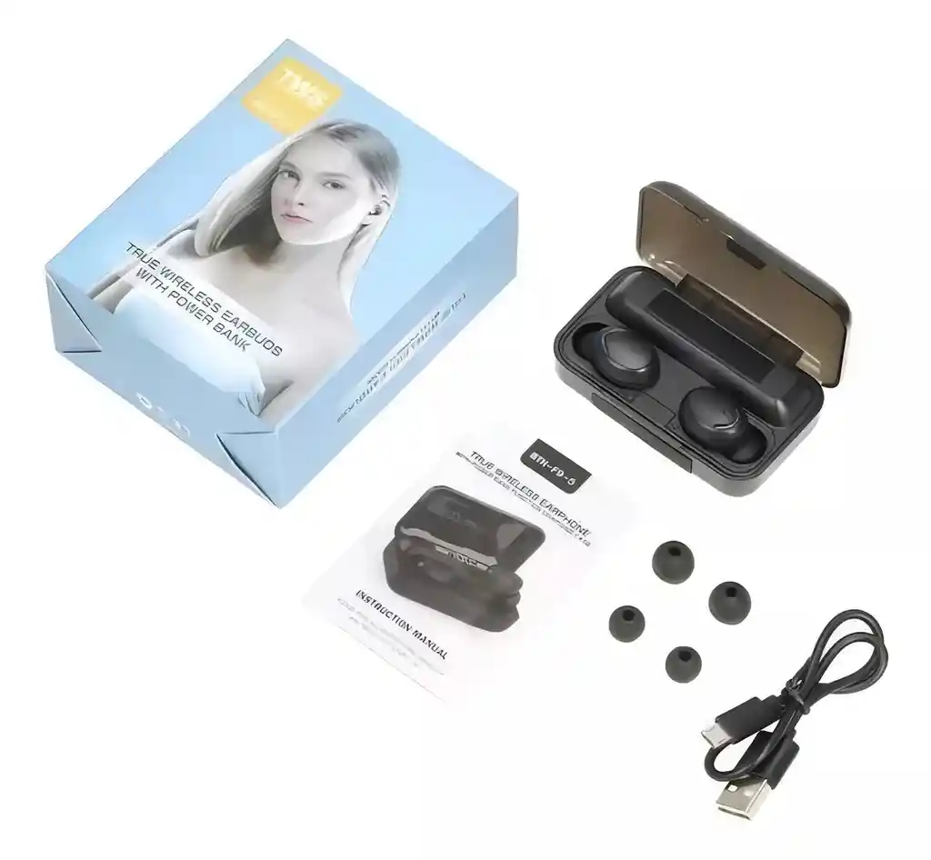 Audífonos Inalámbricos Bluetooth In-ear F9-5 Negro
