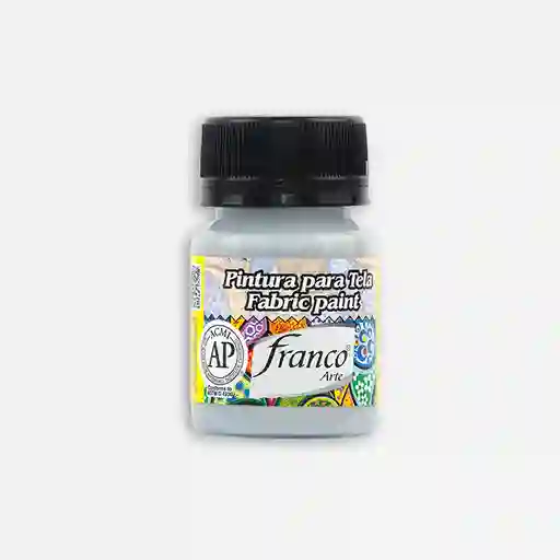 Pintura Gris Tela Franco Arte Textil