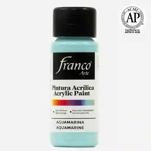 Pintura Acrílica Franco Arte Agua Marina