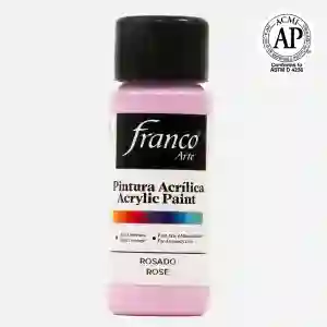 Pintura Acrilica Franco Arte Rosa