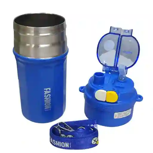 Botella Termica Fashion 520ml Azul