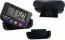 Reloj Con Calendario Alarma Y Cronometro Para Auto, Oficina Y Hogar (color Negro)